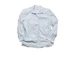 H&M  Cotton light weight light blue button down shirt women’s large Photo 1