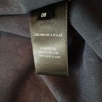 Rebecca Taylor navy blue & light pink floral short sleeve a-line dress size 8 Photo 9