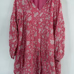 J Marie pink patterned short tired dress size medium Photo 0
