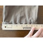 Chico's  Womens 2 US Large Brown Cuffed Pants Pull On Elastic Waist Pockets Preppy Photo 8