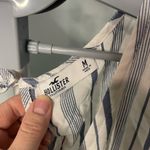 Hollister ‎ striped wrap romper white and blue striped size medium Photo 1