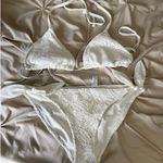 Aerie Lace Triangle Bikini Set Photo 0