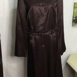 Axcess Long Lightweight Overcoat Purple Size 14 Photo 0