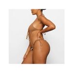 SKIMS Signature Swim Lace Up Monokini Almond Size XL Photo 2