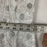 Here Comes the Sun  women's small white lace dress shiny bride party Photo 8