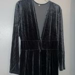 Women's Sexy Long Sleeve Velvet Jumpsuits Casual Fashion V Photo 10