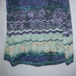 Miss Me  XS Blue Green Aztec Tank Top Photo 1