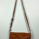 Nine West brown crossbody flap over messenger bag Photo 0