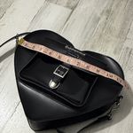 Dr. Martens  Black Heart-Shaped Crossbody/ Backpack Bag Photo 12