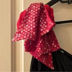 Judith March Vintage Y2K Black and Red One Shoulder Sequin Bow Dress Size Medium Photo 5