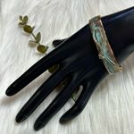 Elaine Coyne dragonfly patina brass tone bracelet Green Photo 5