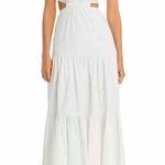 Significant Other Poppy Cut Out Maxi Dress Size US 6 Ivory Photo 7