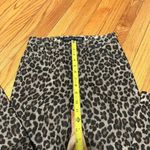 Veronica Beard  Brooke Leopard Print Coated Skinny Jeans Size 25/0 Made in USA Photo 7