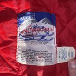 Vintage 1970s Montgomery Ward Snowmobile Garment Ski Coverall Outerwear W Large Black Photo 9