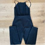Reformation - Fitted Open Back Sleeveless Jumpsuit in Black Photo 4