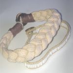 Lot of 2 Off White & Shell Beaded Rope Boho Bracelets Photo 2