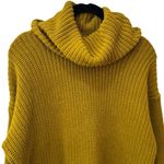 American Apparel  Cableknit Cowlneck Sweater in Dirty Gold Comfy Holiday OS Photo 1