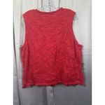 Crystal Kobe Sweater Vest Womens 1X Red Christmas Snowman Tree Holiday Ugly Photo 6