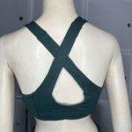 Outdoor Voices  Tech Sweat Criss Cross Key Hole Sports Bra Green Size Small Photo 1