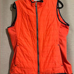Peter Millar   Blue and Orange Full Zip Golf Vest Photo 0
