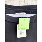 Free People NWT Daisy Chain Cuff Long Sleeve Braided Knitted Top Black Women's M Photo 5