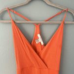 Forever 21 Orange Bodycon Midi-dress with razorback - adjustable Photo 1