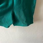 ZARA  Green Piped Short Jumpsuit Size Large NWOT Photo 3