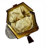 Whiting & Davis Vintage Chain Handle Mesh Bag Photo 3