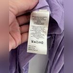 Pilcro  Crew-Neck Ruched & Smocked-Sleeve Lavender Top (Size XL) Photo 5