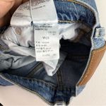 Levi's Classic 501 Blue Frayed Jean Shorts Photo 3