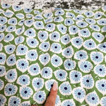 Boden Blue Floral Midi Skirt Green Size 10 Photo 4