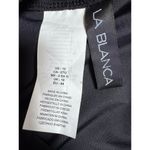 La Blanca  Island Goddess Crossover High Waist Bottom - Black Sz 12 (New) Photo 3