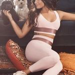 Fabletics Demi Lovato Valetta Rose Gold Sports Bra Leggings Exercise Set Size XS Photo 0