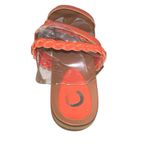 Journee Collection  Womens New Coral Orange Wide Colette Braided Sandal Sz‎ US 11 Photo 2