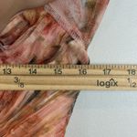 Rosevelvet Tulle‎ Pleated Ruched Mini Dress Small Multi Ruffle Fairycore Party Orange Photo 10