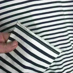 ZARA  Trafaluc collection navy and‎ white striped long sleeve top Sz S Photo 1