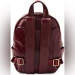 Playboy  Maroon Backpack with Gold Details Photo 4