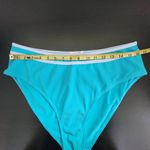 AI'IMAGE Blue Bikini with Light Blue Trim and High Waist Bottoms NWT Size 2XL Photo 8
