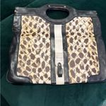 L.A.M.B. Vintage Leopard Cheetah Print Carlisle Purse/Clutch Photo 6