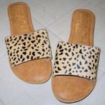 Matisse Footwear Beach by Matisse Havana Real Fur Leather Slip On Slide Sandals Photo 0