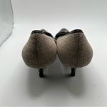 Salvatore Ferragamo  canvas pumps black vintage size 8.5 AA (narrow) kitten heel Photo 5