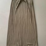 ZARA  Pleated Crepe Midi Skirt Photo 0