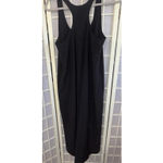 Athleta  Presidio Traveler Black High Lo Lagenlook Minimalist Relaxed Dress Small Photo 8