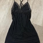 Victoria's Secret Victoria’s Secret Black Lace Slip Dress Photo 0