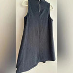 Blu Pepper Black Floral Textured Tank Dress, Swing Dress, Size Medium Photo 13