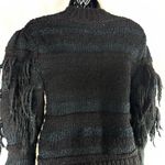 Ulla Johnson Delma Alpaca Chunky Knit Fringe Puff Sleeve Sweater Size P XS Photo 8