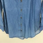 Anthropologie  Holding Horses Murelet Chambray Buttondown Tunic NWT 2 Photo 4
