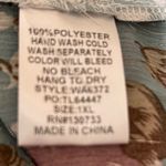 Umgee Womens Kimono 1X Floral Animal Mixed Print Ruffle Sleeve Boho Indie Sleeze Photo 6