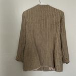 Jones Wear Tan and Gold Striped Tailored Blazer / Suit Jacket Photo 5