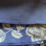 Highline‎ Collective Blue Bronze Metallic Floral Dress Size 2 Photo 4